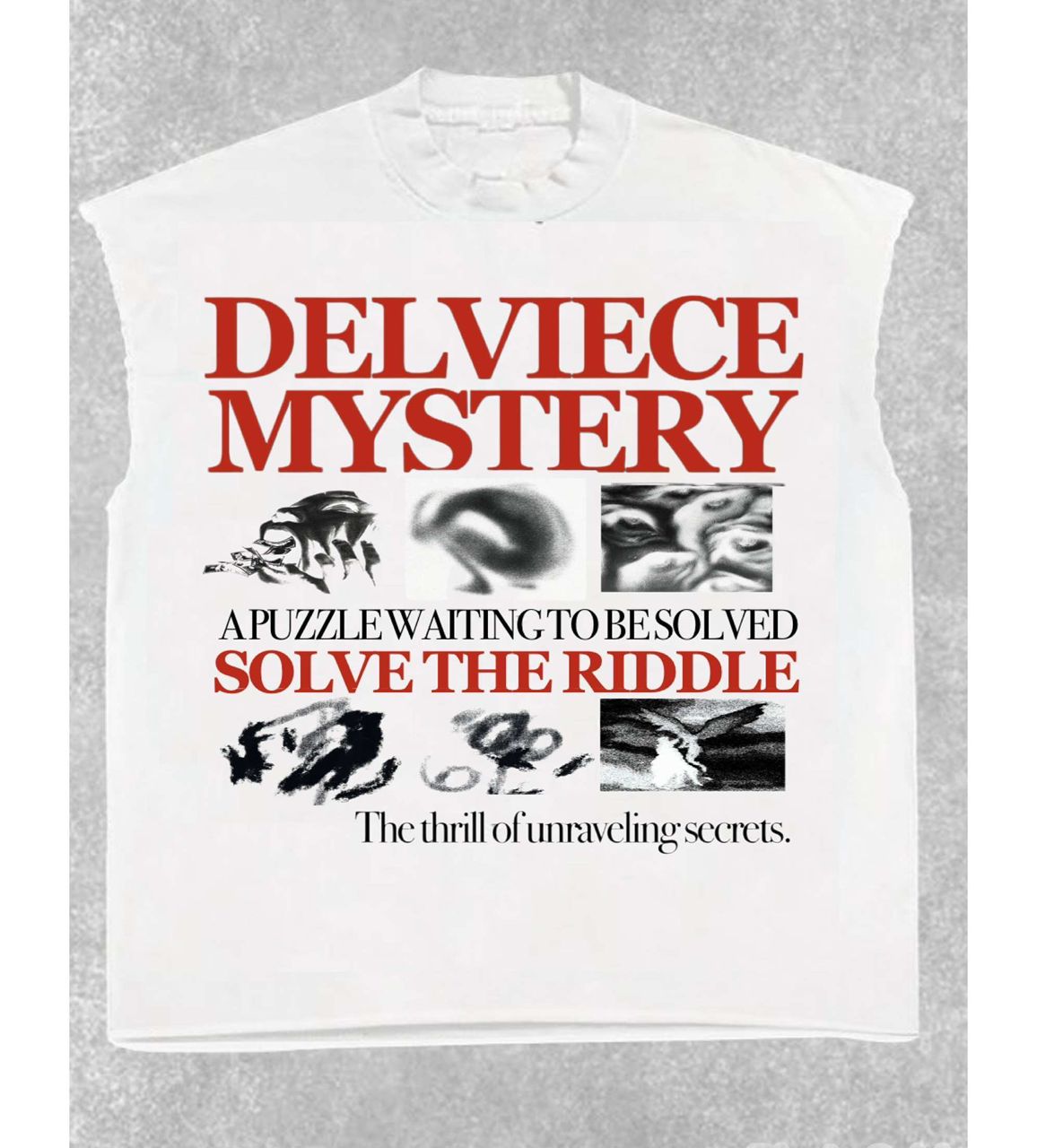 Delviece MYSTREY ARMLESS TEE SHIRT